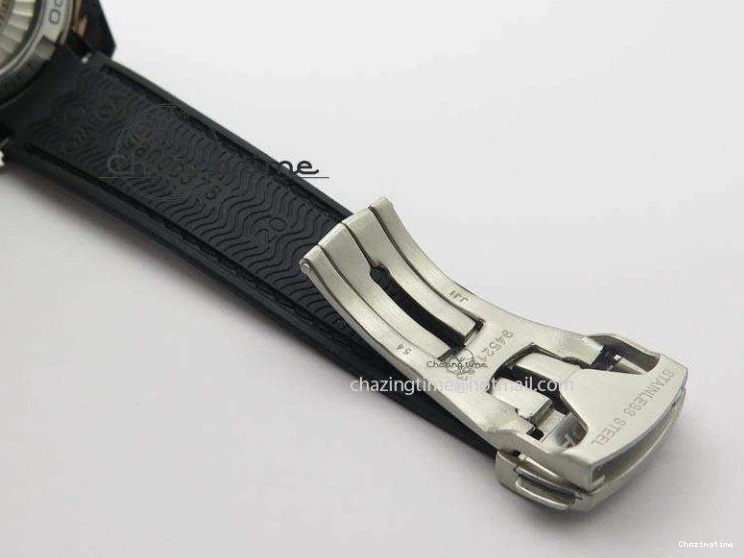 1218 Colorful Planet Ocean SS Bp Maker 45mm Black Bezel On Black Rubber Strap A 8219